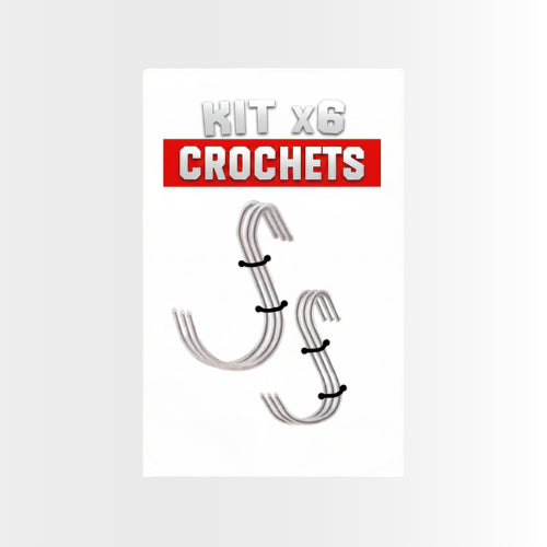 Kit de crochets x6